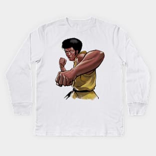 Jim Kelly Kids Long Sleeve T-Shirt